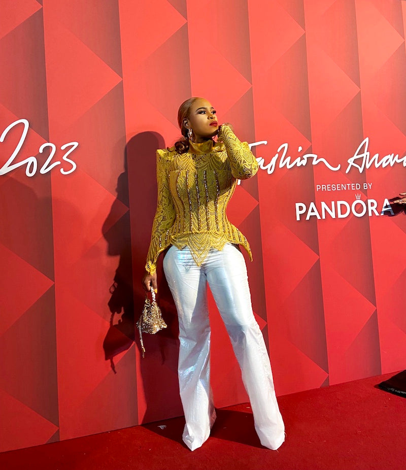 Phil-Glams Couture leaves a lasting impression at the renowned Pure London Fashion Festival in London.