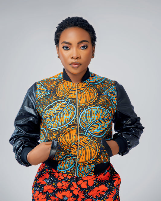 African Print Bomber Jacket™