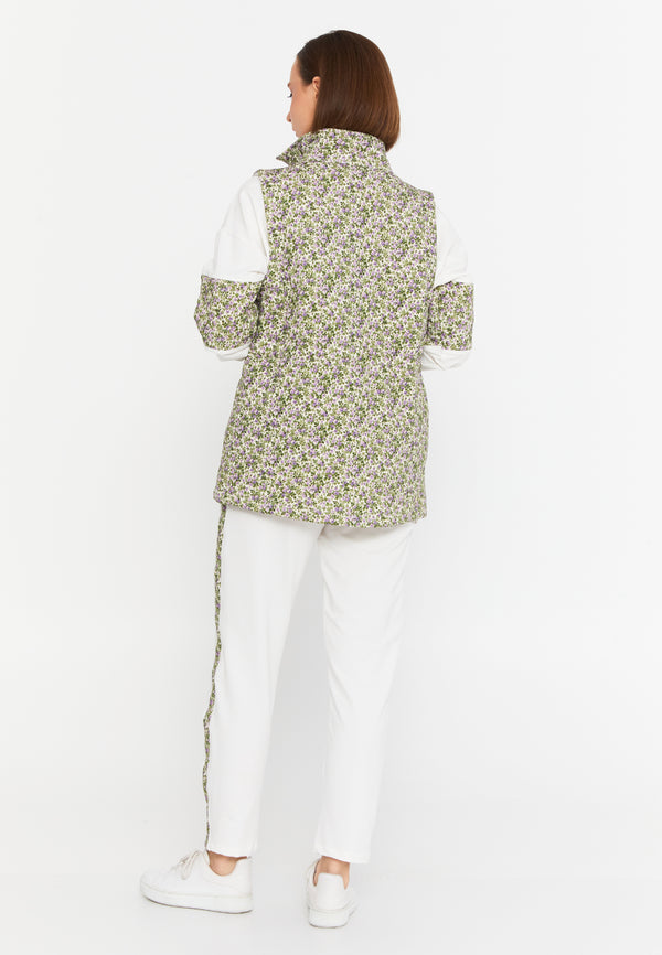 Floral Freshness | Quilted Vest & Trousers Loungewear Set