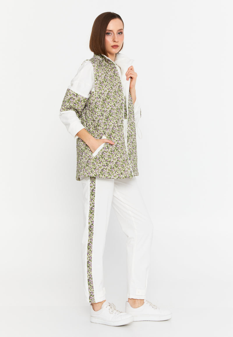 Floral Freshness | Quilted Vest & Trousers Loungewear Set