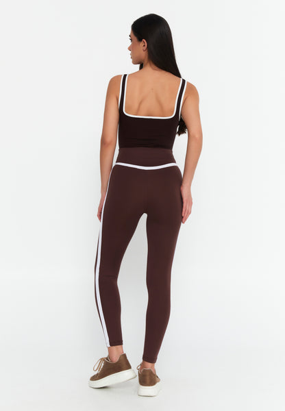 Tipped Bodysuit & Leggings Set