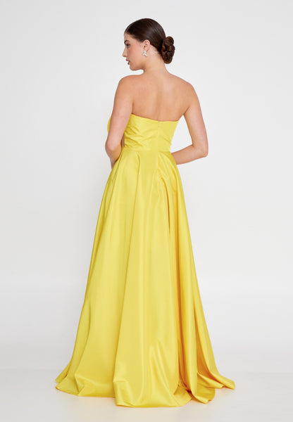 Radiant Yellow Strapless Gown™