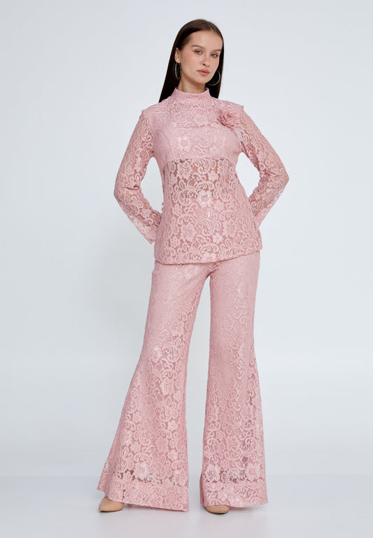 Pink Lace Pantsuit™