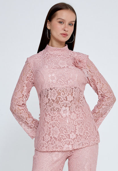 Pink Lace Pantsuit™