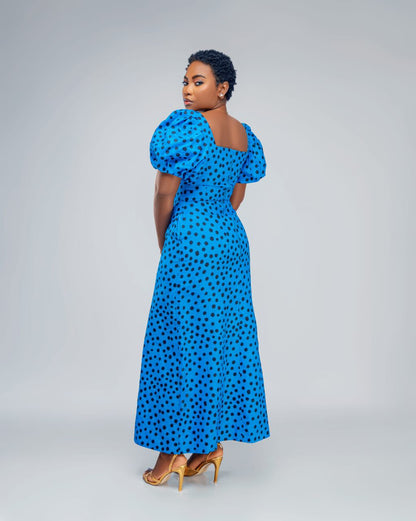 Yellow Polka Dot Maxi Dress™